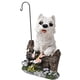 thumbnail image 4 of Estatua de perro, adorno de perro, manualidades, figuras de animales decorativas divertidas e impermeables Estilo B, 4 of 9