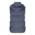 thumbnail image 4 of HTNBO Women's Hooded Puffer Vest Sleeveless Zip Up Padded Jackets Coat Lightweight Quilted Gilet with Pockets, 4 of 5