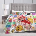 thumbnail image 5 of Karol Music G Blanket Plush Throw Blanket All Season Flannel Blanket for Couch Bedding Living Room Decor 40"X30", 5 of 6