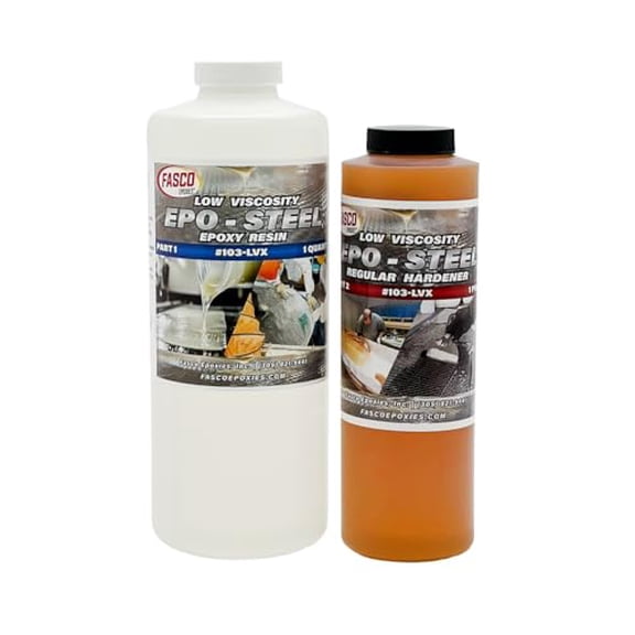#103LVX 2:1 Marine Grade Epoxy for Fiberglass, Cloth, Wood, Boat Building and Repair (3 Pint Kit Medium Hardener)$$Watercraft