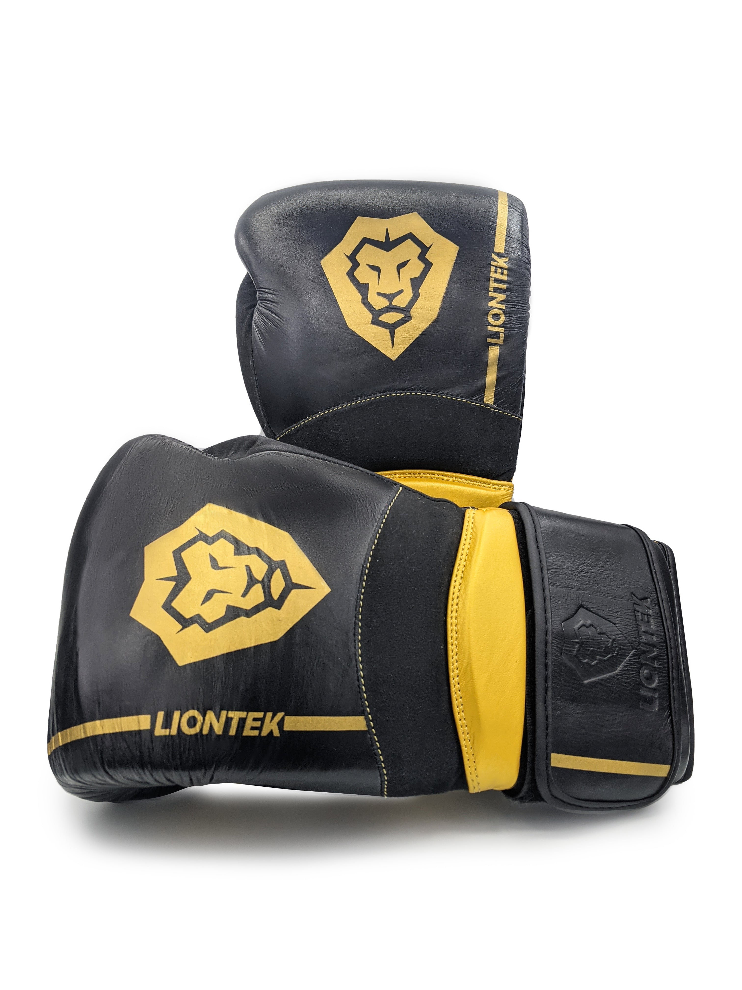 Liontek Premium Leather Boxing Gloves