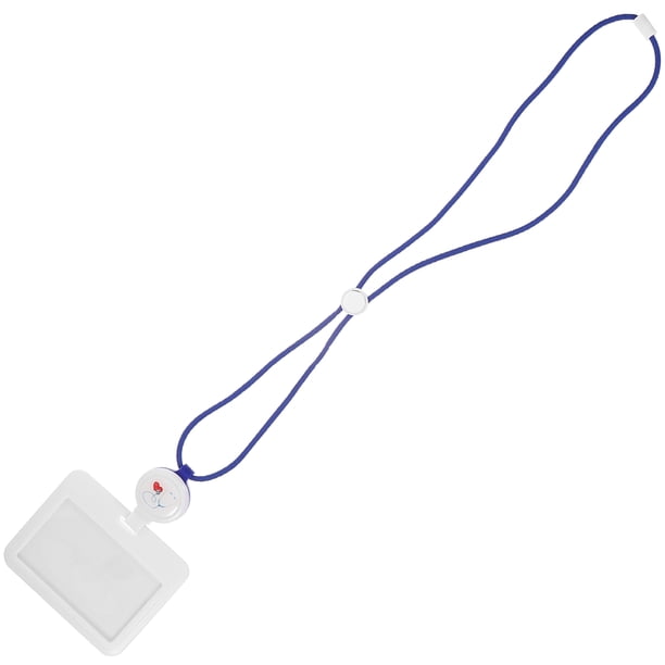 unbranded Transparente Para Tarjetas Con Cordón Azul Protección Y Organización En Oficina