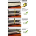 thumbnail image 5 of Baseboarders Premium 2 ft Easy Slip-on Baseboard Heater Cover - White (L & R End Caps), 5 of 6
