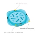 thumbnail image 4 of Cuenco antideslizante para perros con comedero lento Base cuadrada Stop Bloat Dog Bowls Xemadio WHFLD51, 4 of 9