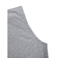 thumbnail image 4 of INSPIRAR CHIC Chaleco de Hombre Sin Mangas con Frente Abierto y Dobladillo Asimétrico 42 Gris, 4 of 8