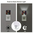 thumbnail image 3 of Cauagu Whimsical Dragon Color Cool Print LED Nightlight,0.5W Night Lights Plug into Wall 1 Pack with Dusk-to-Dawn Light Sensor Soft Glow Lamp for Bathroom Adult Hallway-UK, 3 of 7