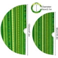 thumbnail image 3 of GZHJMY St Patrick's Day Tree Skirt Home Decoration Large Round Shamrocks Christmas Tree Skirt for Holiday Party Home Christmas Day Ornaments, 35.4", 3 of 6