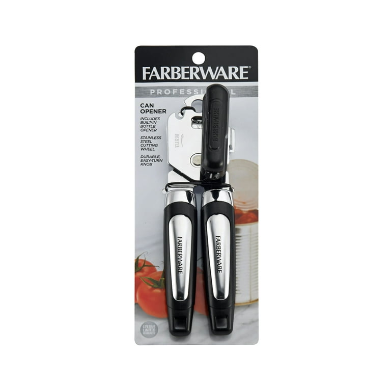 Farberware Professional Can Bottle Opener, One Size, Black/Silver,5227163