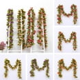 thumbnail image 3 of opvise 220cm Fake Flower Vines Not Wither Decorative Artificial Rose Flowers Vine DIY Wedding Garland Accessories for Daily Life Pink, 3 of 7