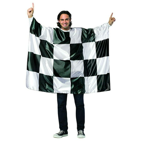 Checkered Flag Tunic Adult Costume - One Size