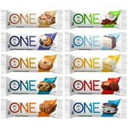 One Protein Bars, Variety Pack Sampler, Gluten Free 20g Protein and Only 1g Sugar, 2.12 oz Bars (10 Pack)