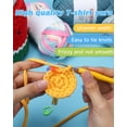 thumbnail image 3 of 1/2pcs T-Shirt Yarn for Crocheting & Knitting - Chunky Thick Yarn for Bags, Blankets, Cushions, Slippers & More - 100g (3.5oz), DIY Handmade Knitting Gift, 3 of 7