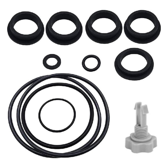 Pool Sand Filter Pumps Gasket Repair Set With L Shape O-Rings And Air Release For Leak And Sealing