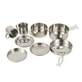 thumbnail image 3 of maskred 8piece Portable Backpacking Cookware With Cups For Outdoor Cooking Picnic Pots And Pans Set Boiling, 3 of 6