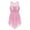 Pink, variant on Alvivi Big Girls' Sequins Irregular Lyrical Ballet Dance Dress Performance Competition Dancewear Light Blue 8