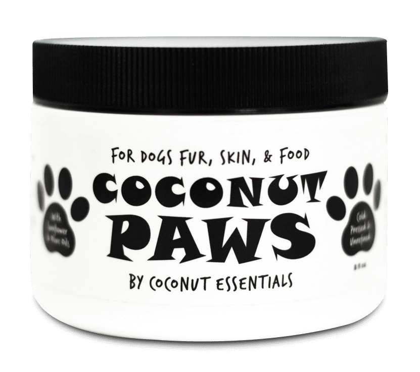 COCONUT PAWS Coconut Oil for Dogs Skin, Hair, Ears, Teeth, and Nails