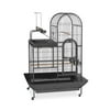 Prevue Pet Products Deluxe Parrot Play Top Birdcage, Black Hammertone