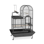 Prevue Pet Products Deluxe Parrot Play Top Birdcage, Black Hammertone