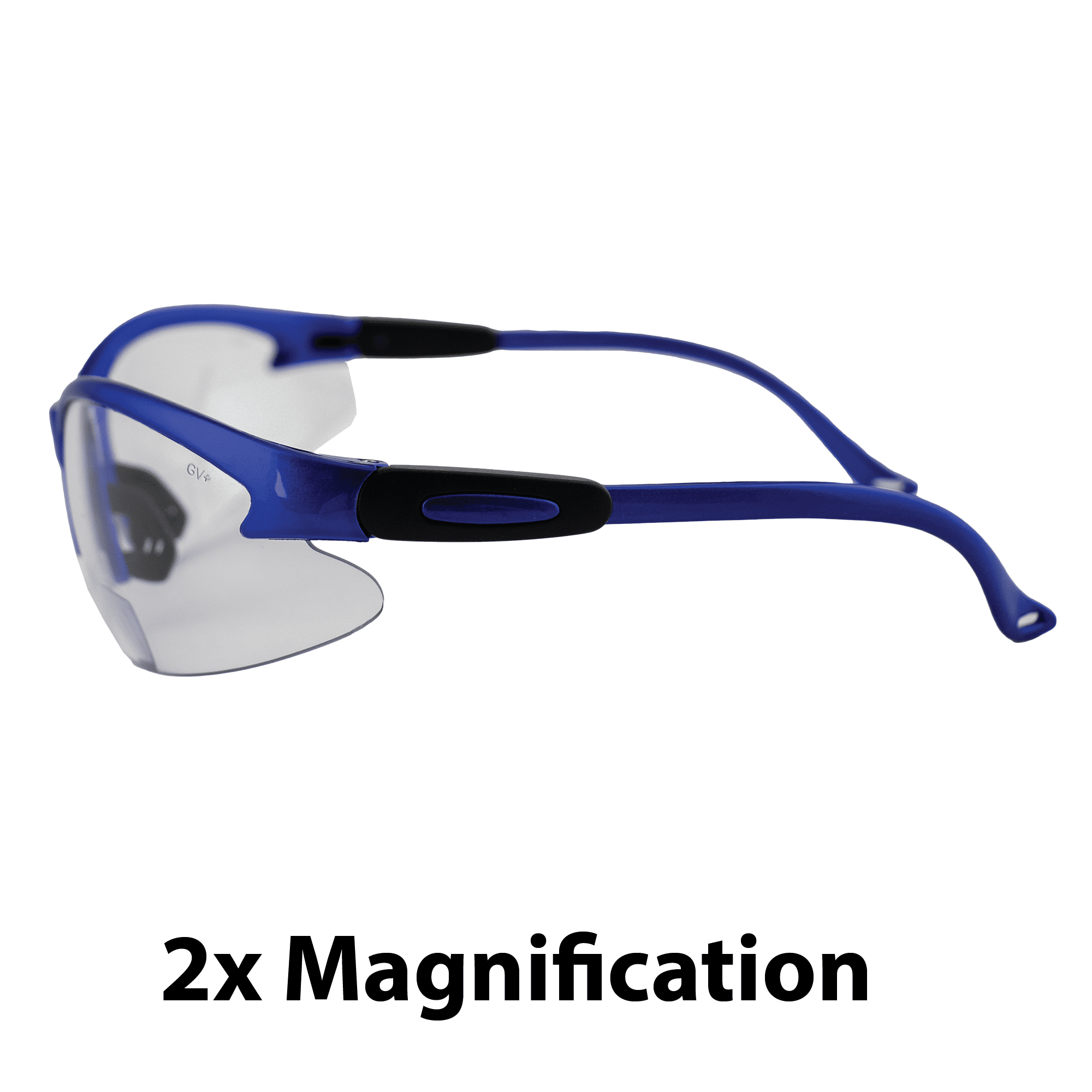 Birdz Eyewear Flamingo Safety Glasses for Nurses Dental Assistant Glasses  Shooting Sunglasses for Women Ladies Men Blue Frame w/Clear 2.0  Magnification Bifocal Lens 
