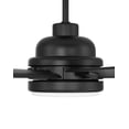 thumbnail image 3 of Rush 65 in. Flat Black Finish Outdoor Ceiling Fan, Integrated LED Light & Remote Included, 3 of 4