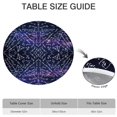 thumbnail image 6 of Math Equations Physics Formulas Purple Pattern Round Fitted Tablecloth with Elastic Edge,Dining Table Cover Waterproof,Outdoor Round Tablecloth for Camping,Dining,Indoor and Outdoor, 6 of 7