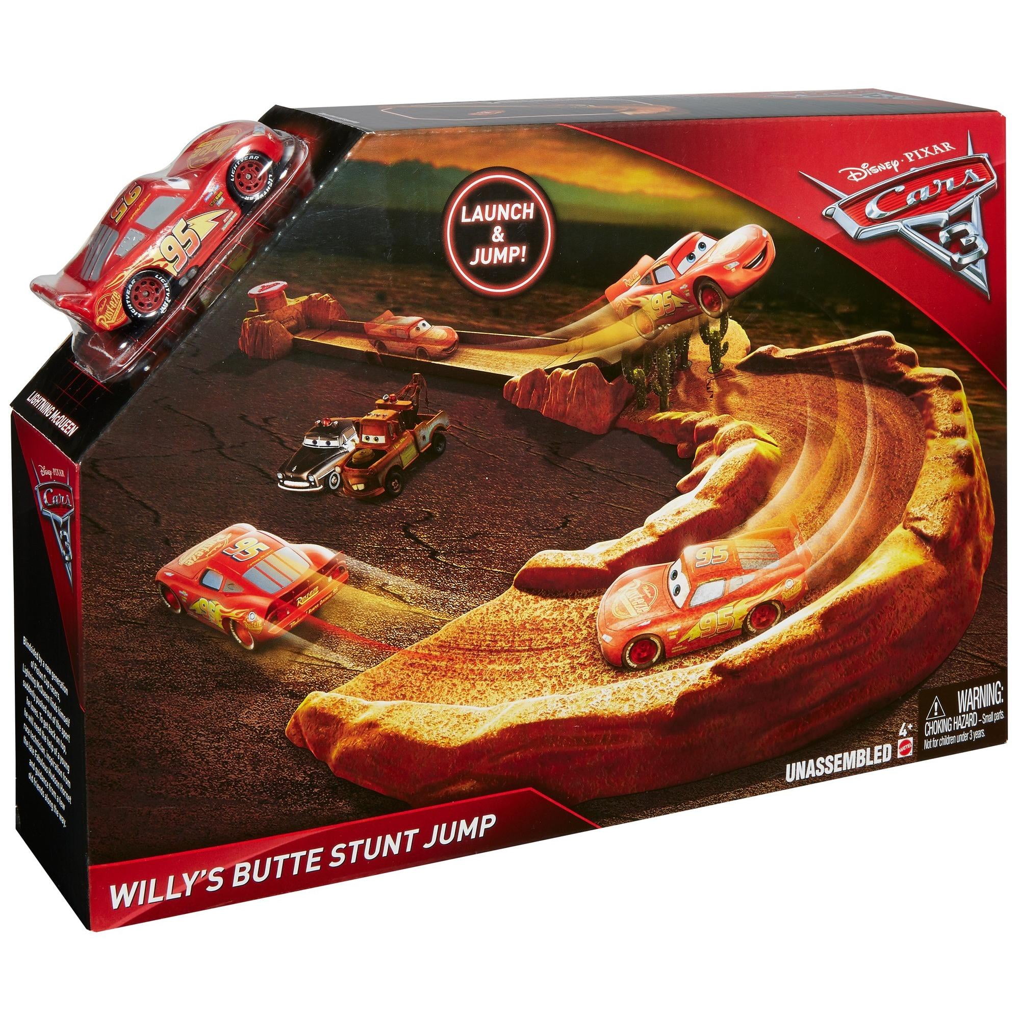 Disney Pixar Cars 3 Willy s Butte Stunt Jump Playset Walmart