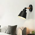 thumbnail image 6 of Fufafayo under $5 Wall Mounted Bedside Lamp, Iron Art Plain Wall Sconce, E27 Bulb Base Wall Light, Modern Wall Lamp for Bedroom Aisle Study Corridor, 6 of 8