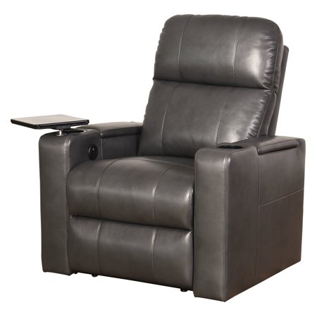 Abbyson Sage Power Leather Recliner