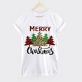 thumbnail image 4 of OKBOP Black Tops For Women Sexy,Casual Round Neck Short-Sleeved Christmas Tree Printed T-Shirt Top Blouse Purple Shirt For Women, 4 of 7