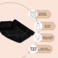 thumbnail image 3 of Canadian Linen Yukon Bath Mats, 2 Pack, 20"x34", Lightweight Quick Dry Washable Bathroom Bath Mats Soft Absorbent Cotton, Picture Frame Design, Black, 3 of 9