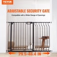 thumbnail image 2 of Puerta de seguridad VEVOR de 75 a 122 cm, extra ancha para escaleras, cierre automático, 2 of 7