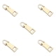 thumbnail image 1 of Guardurnaity 3 unids/set tirador de cremalleras de metal para una amplia aplicación - cremalleras convenientes y desmontables lengüeta para tirar Type2 NO2, 1 of 6