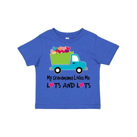 

Inktastic Grandmama Loves Me Heart Truck Gift Toddler Boy Girl T-Shirt