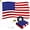 White, variant on G128- Flag with Pole Set 3x5 ft Embroidered with 6ft Pole| 210D Polyester Indoor Outdoor