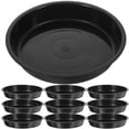 thumbnail image 5 of Qumonin 25 Large Indoor Plant Saucers 5" Round Black Tray, 5 of 5