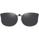 thumbnail image 1 of Gafas de Sol de Clip CAXMAN con Lente Polarizado de Ojo de Gato para Mujer Gris, 1 of 6
