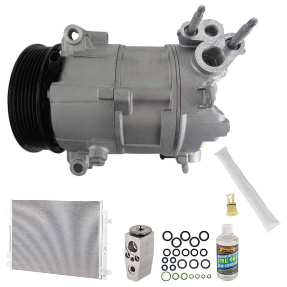 For Chrysler Pacifica 2017-2020 OEM AC Compressor w/ A/C Condenser & Drier - BuyAutoParts