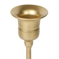 thumbnail image 4 of Home Decor Collection Sterling & Noble Home Gold Metal 9.06" Taper Tabletop Indoor Candle Holder, with Bow Accent, 4 of 16