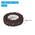 thumbnail image 2 of Unique Bargains 0.7' Wide 2 Yards Self-Adhesive Lace Tape Ribbon Stickers Masking Cotton Decorative for Craft, Coffee 3 Pack, 2 of 8