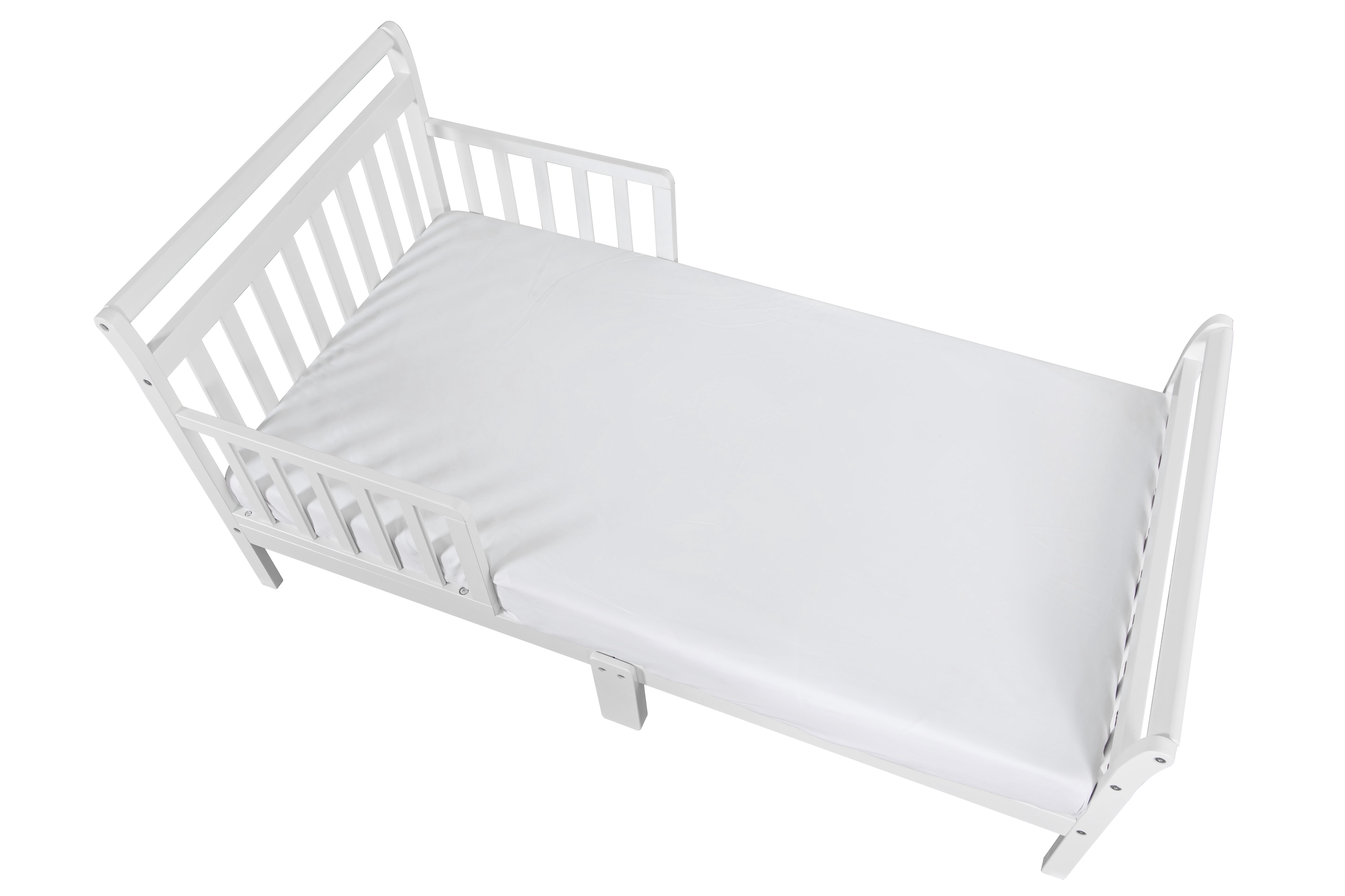 AFG Anna Classic Sleigh Toddler Bed, White