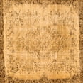 thumbnail image 1 of Ahgly Company Indoor Square Abstract Orange Contemporary Area Rugs, 6' Square, 1 of 1