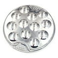 thumbnail image 2 of JWDX Baking Trays and Trays Clearance, Stainless Escargot Plates with 12 Compartment Holes Escargot Baking Dish Seafood Plate Dishes for Home Restaurant Hotel Kitchen, 2 of 9