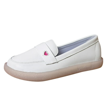 

nsendm Casual Womens Shoes for Work Fashion Autumn Women Casual Shoes Flat Soft Casual Dress Shoes for Women Slip on White 7.5
