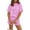 Phalaenopsis, variant on Carlikeit Casual Summer Matching Set for Women, Ribbed Short Sleeve Top and Shorts Outfit with Pockets, Loose Fit Cruise and Vacation Lounge Set