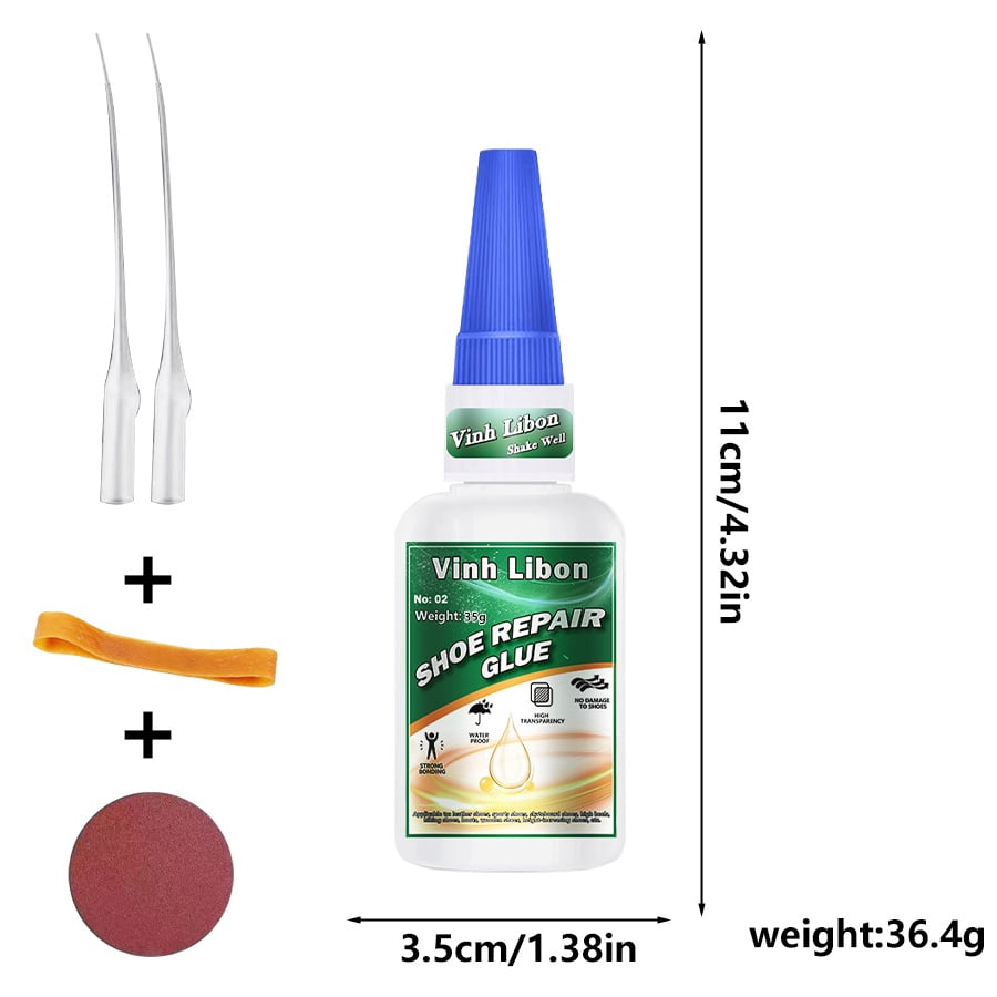 8 pcs Strong Versatile Shoe Repair Glue - Precision Nozzle Adhesive For Sneakers, Faux & Soft Resin Shoes - Ideal For DIY Crafts & Quick Fixes, Shoe Accessories