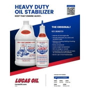 (2 pack) Lucas Oil 10002 Heavy Duty Oil Stabilizer One Gallon Automotive Additive