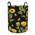 thumbnail image 2 of Fotbe Bees and Sunflowers Laundry Basket with Handles, Waterproof Large Laundry Hamper, Wash Bag for Corner Dorm, Rolling Laundry Basket with Handles-Medium, 2 of 8