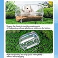 thumbnail image 4 of Hamster Pet Sand Bath Digging Bathing Bowl Hamster Accessories Sand Bath Shower Room Dry Bath Accessories, 4 of 11