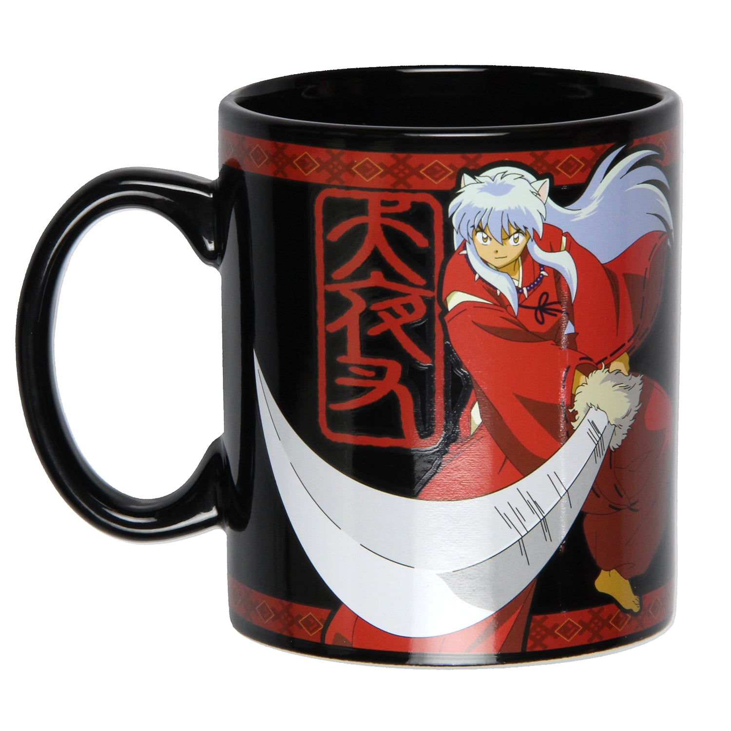 Demon Slayer Kitsune Fox Mask Coffee Mug – 16 Oz Ceramic Mug, Anime Gift - View #3