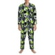 thumbnail image 3 of Balery Football Pijama para Hombre de Dos Piezas con Manga Larga, Conjunto de Dormir y Descanso Suave con Bolsillos-Large, 3 of 7